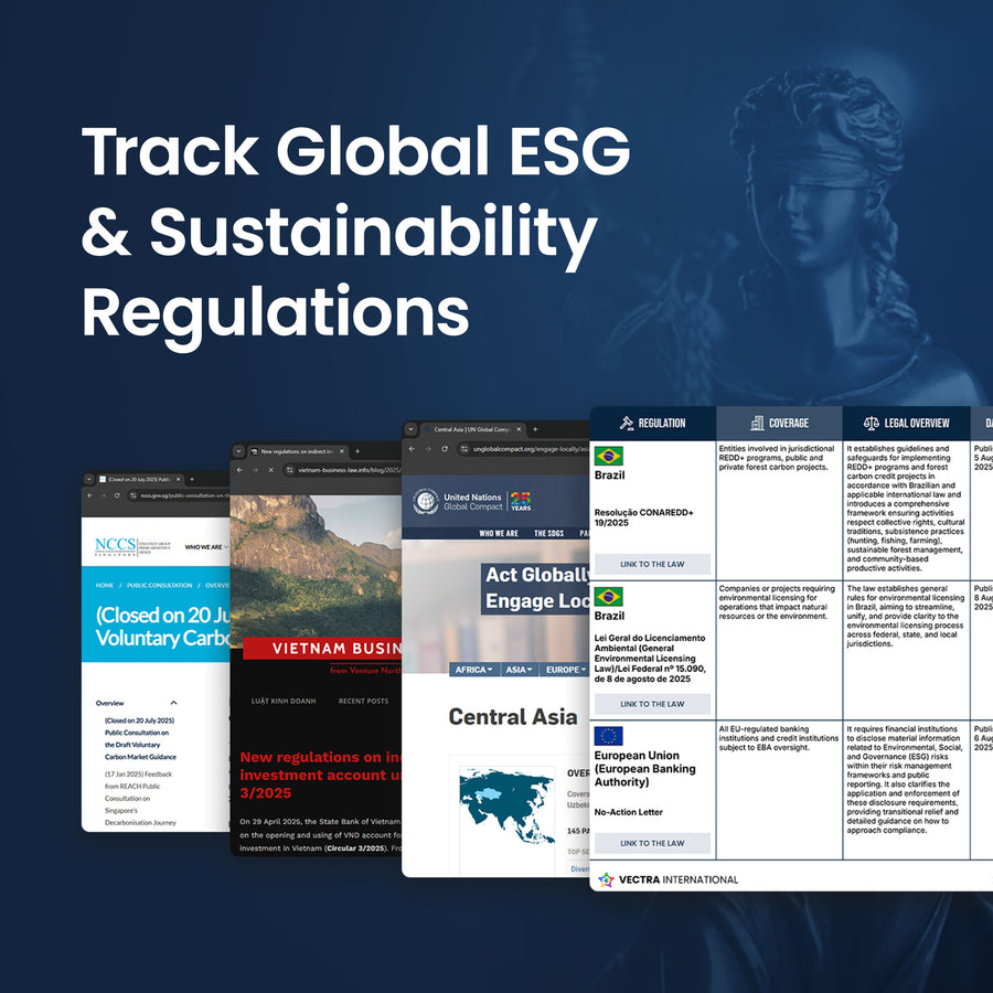 Legislation Monitor - Global Regulatory Risk & Compliance Tracker
